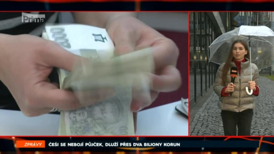 12. 3. 2018 ZPRÁVY: ČEŠI SE NEBOJÍ PŮJČEK, DLUŽÍ PŘES DVA BILIONY KORUN